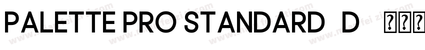 Palette Pro Standard (D)字体转换